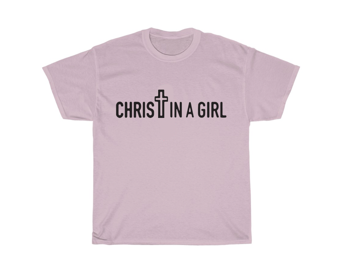ChristInA Girl Cross Tee