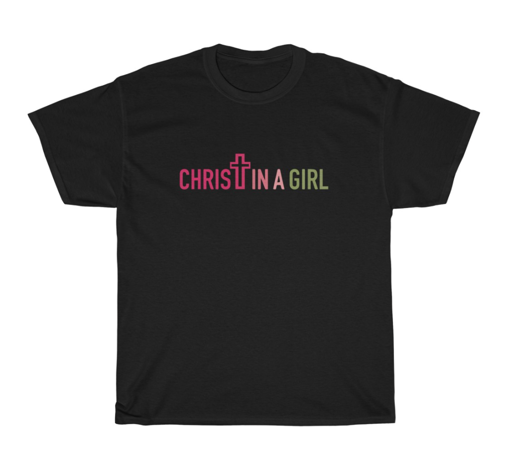 ChristInA Girl Cross Tee