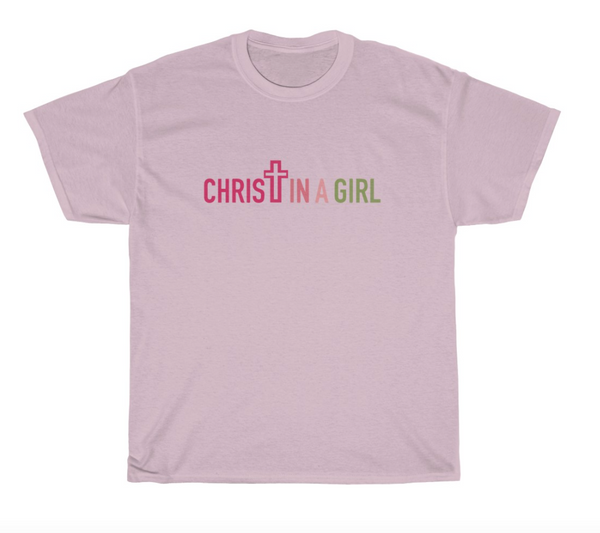 ChristInA Girl Cross Tee